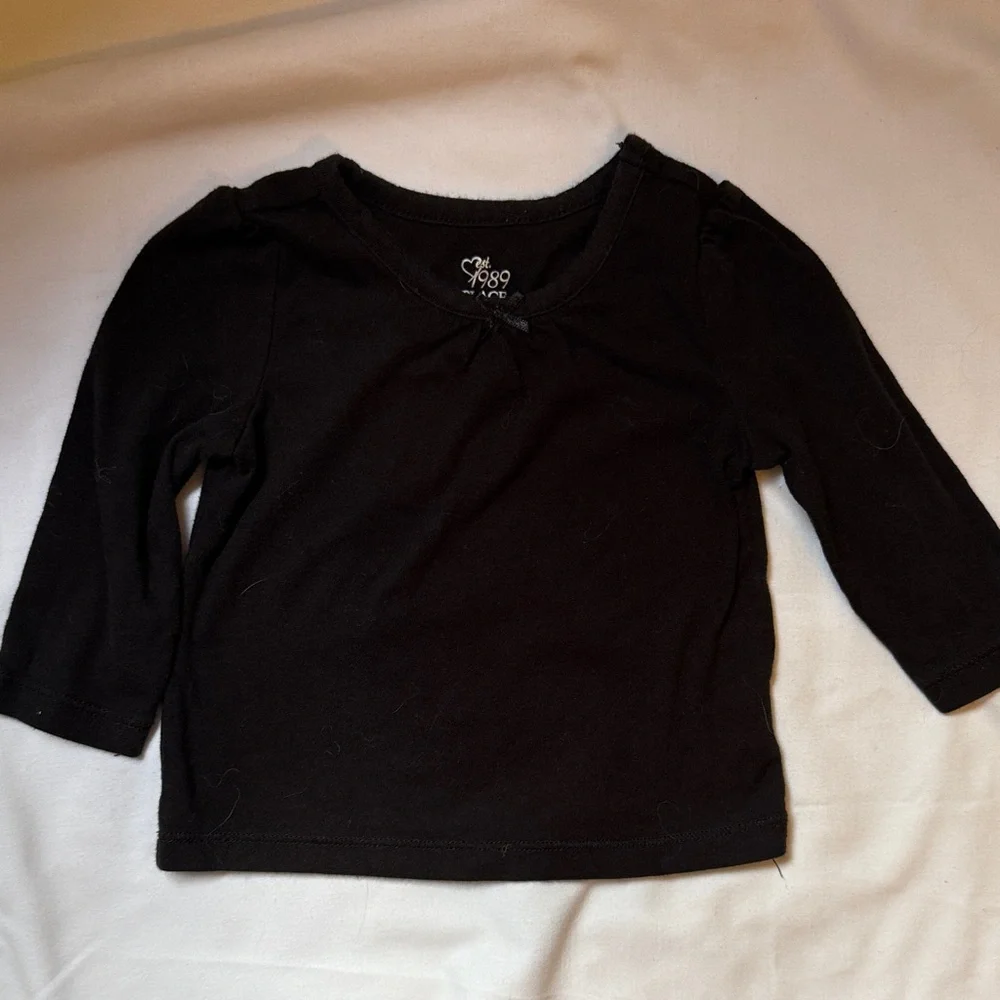 The Children's Place Classic Black Long Sleeve Tee